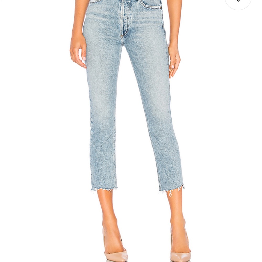 Agolde Riley size 24 in Zephyr *NEW*